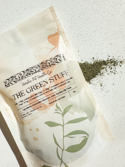 The Green Stuff ( Ascophyllum nosodum, Green Spirulina and Milk Thistle)